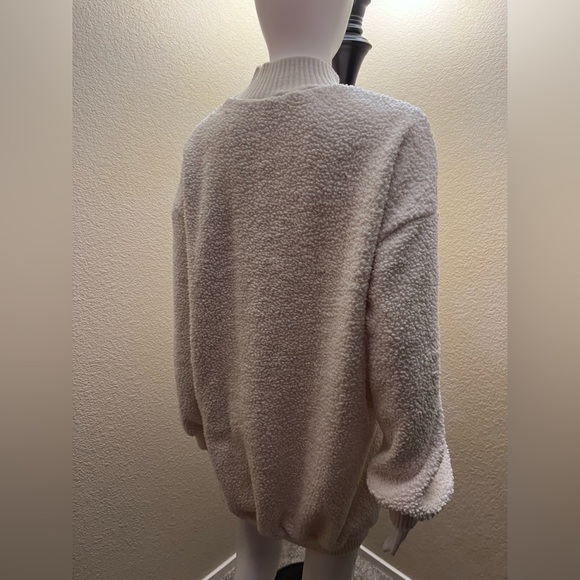 SHEIN mushroom 🍄 patch fleece long sleeve mini dress size M - Picture 7 of 7